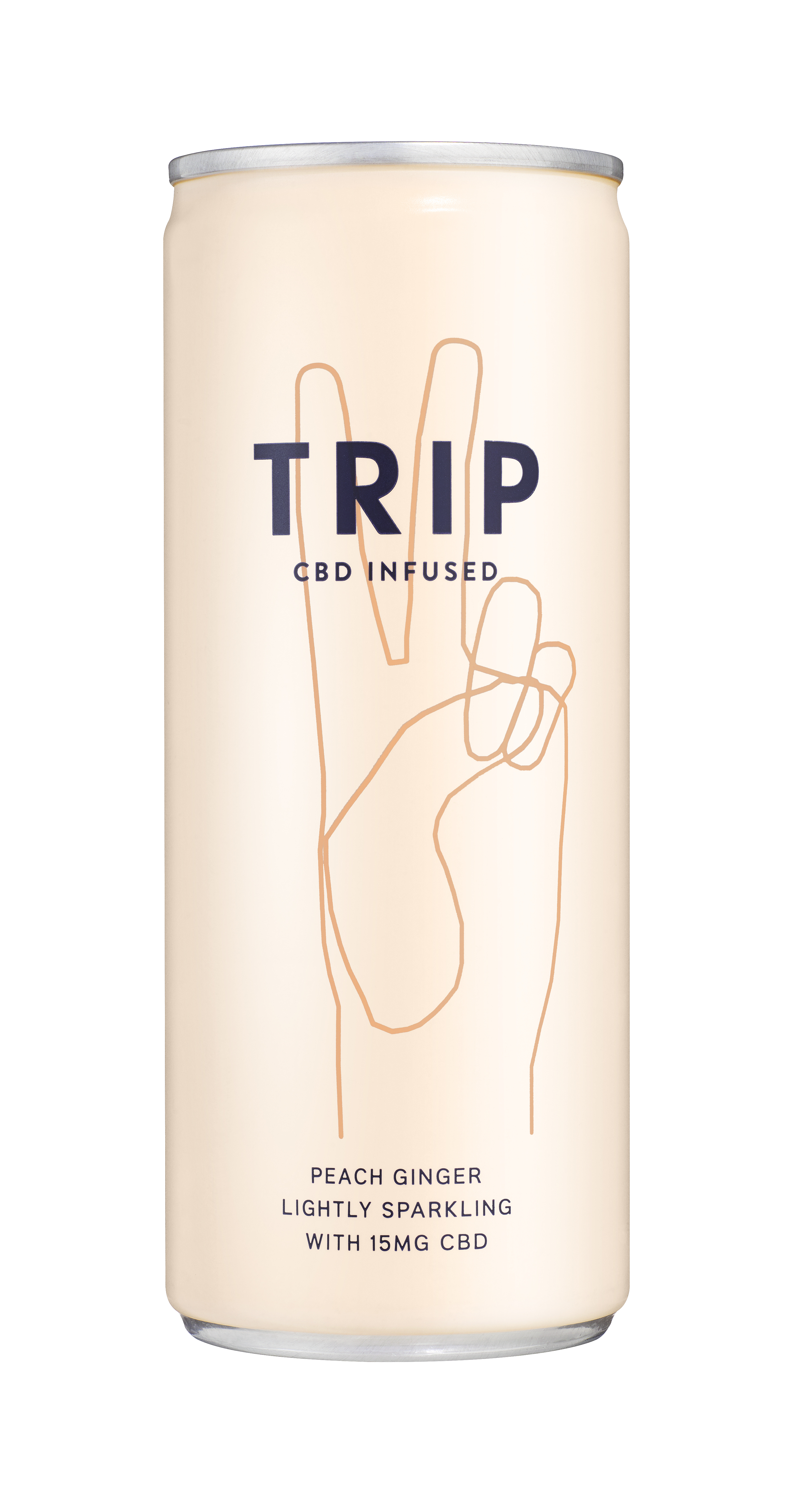 TRIP PEACH&GING CBD CAN 250X24